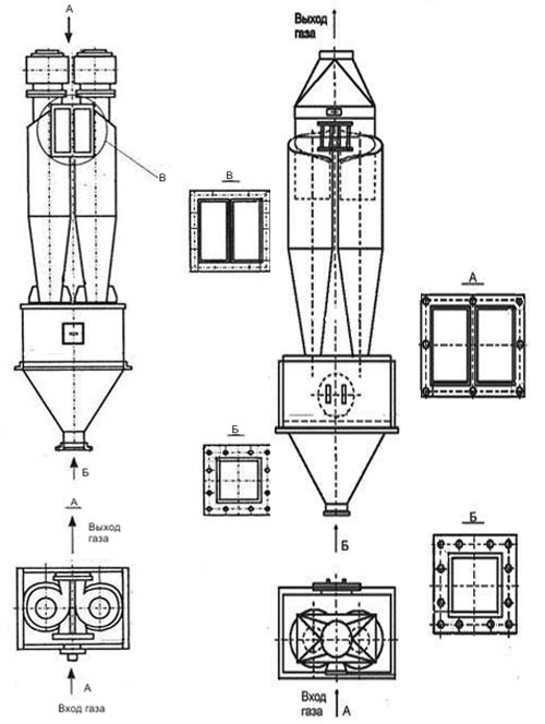 Циклон цн 24 чертеж